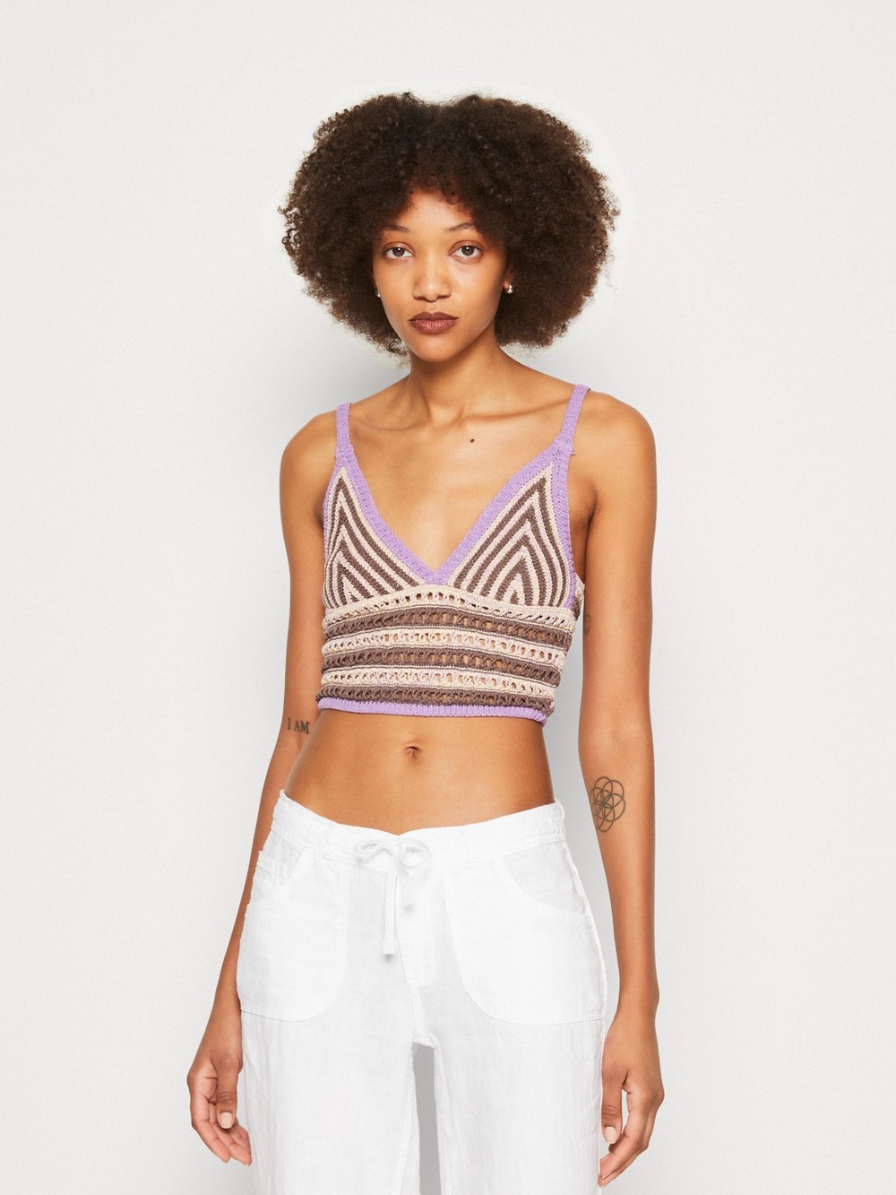 BDG Crochet Knit Crop Top - Picture 3 of 7